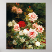 Poster Un jardin de roses (1902) (Devant)