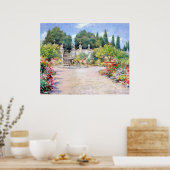 Poster Un jardin italien - William Merritt Chase, (Cuisine)