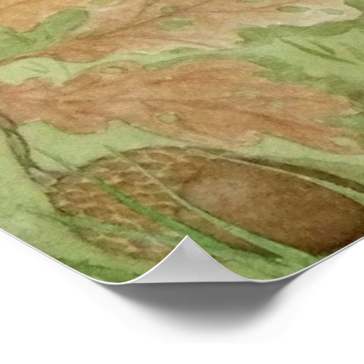 Poster Un Jay à l'automne (Coin)