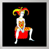 Poster Un jester enceinte (Devant)