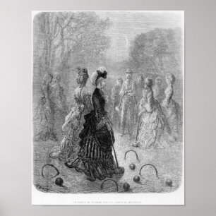 Poster Un jeu de croquet