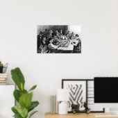 Poster Un jeu de Faro à El Paso (Bureau à domicile)