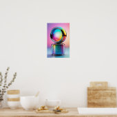 Poster Un jeu fascinant de lumière et de couleur (Cuisine)