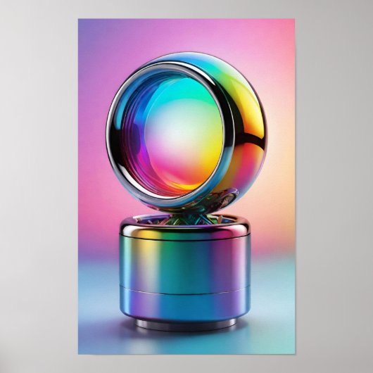 Poster Un jeu fascinant de lumière et de couleur (Devant)