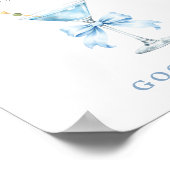 Poster Un jeu pour Baby Shower A Tini One Blue Devinez co (Coin)
