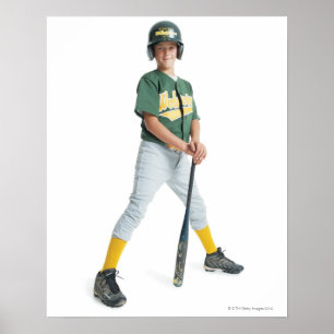 Poster un jeune garçon caucasien porte un vert peu
