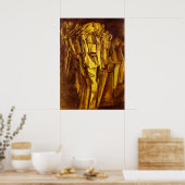 Poster Un jeune homme triste dans un train (Cuisine)