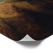 Poster Un jeune universitaire et son tuteur - Rembrandt - (Coin)