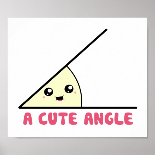 Poster Un joli angle aigu (Devant)