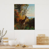 Poster Un Joli Cerf En Forêt (Cuisine)