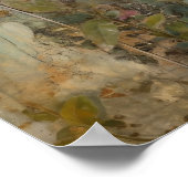 Poster Un joli collage de fleurs (Coin)