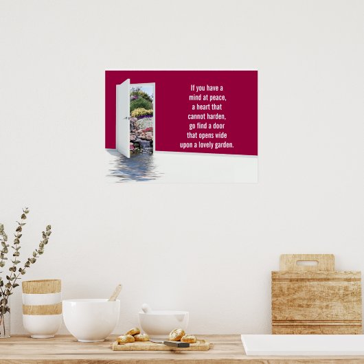 Poster Un Joli Jardin (Cuisine)