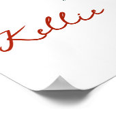 Poster Un Joli Petit Baby shower, Des Vêtements Pour Bébé (Coin)