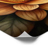 Poster Un joli renard rouge de forêt (Coin)