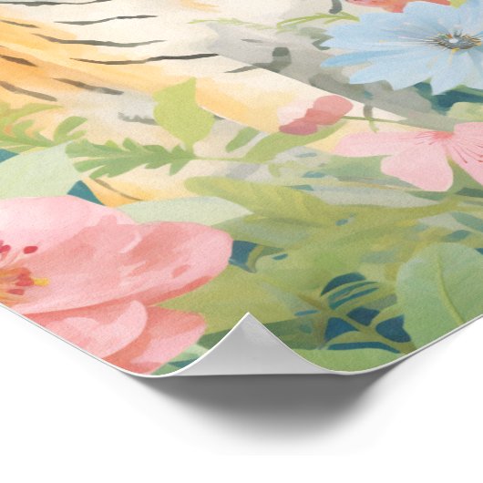 Poster Un joli tigre (Coin)