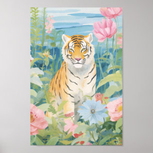 Poster Un joli tigre