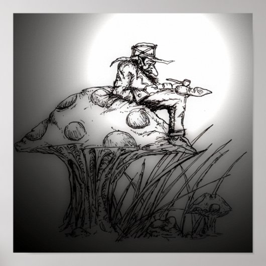 Poster Un Joli Tuyau Sur Un Toadstool (Devant)