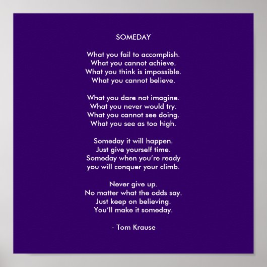 POSTER UN JOUR (Devant)