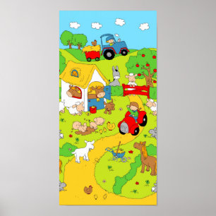 Poster Un jour à la ferme (panorama)