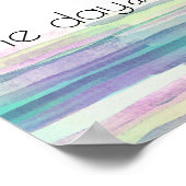 Poster un jour à la fois citation motivation sur abstrait (Coin)