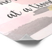 Poster UN JOUR À LA FOIS - Citation Or Rose (Coin)