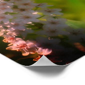 Poster Un Jour À La Fois Inspiration Fleur sauvage Blanch (Coin)