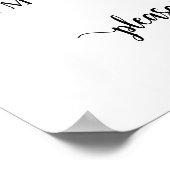 Poster Un jour avant, Veillée de Mariage Bienvenue (Coin)