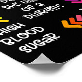 Poster Un Jour Dans La Vie D'Un Diabétique (Coin)