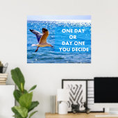 Poster Un jour ou un jour que vous décidez (Bureau à domicile)