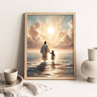 Poster Un Jour pour les Miracles, Art Chrétien, Jésus Mar
