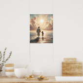 Poster Un Jour pour les Miracles, Art Chrétien, Jésus Mar (Cuisine)