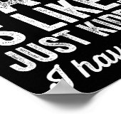 Poster Un jour sans maths c'est comme une blague je n'ai  (Coin)