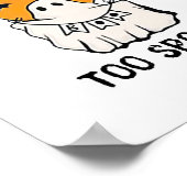 Poster Un jour sans maths Trop Éffrayant enseignant Hallo (Coin)