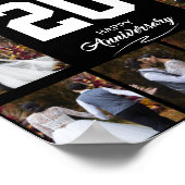 Poster Un joyeux anniversaire 12 Photo Collage (Coin)