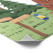 Poster Un Joyeux Camper Anniversaire Cartes de Camping et (Coin)