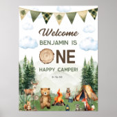 Poster Un Joyeux Camper Premier anniversaire 18x24 Affich (Devant)