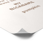 Poster Un joyeux campeur 1er anniversaire Photo Milestone (Coin)