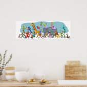 Poster Un joyeux cirque en ville (Cuisine)