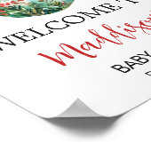 Poster Un joyeux petit Baby shower de Noël (Coin)