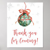 Poster Un joyeux petit Merci de Noël pour venir (Devant)