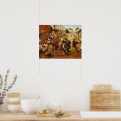 Poster Un Kermesse flamand (Cuisine)