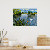 Poster Un lac de Long Island, beaux-arts, (Cuisine)