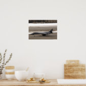Poster Un Lancer B-1B effectue une touche et va (Cuisine)