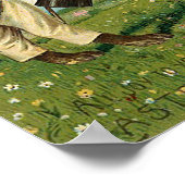 Poster Un lapin courtisé à la dame de Pâques (Coin)