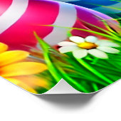 Poster Un lapin heureux (Coin)