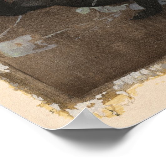 Poster Un lapin noir | Joseph Crawhall (Coin)