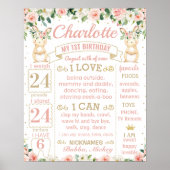 Poster Un lapin va franchir un jalon d'anniversaire (Devant)