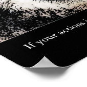 Poster Un leadership motivationnel à la mode Un loup (Coin)