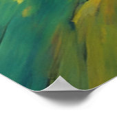 Poster Un lémur dans la nuit étoilée (Coin)