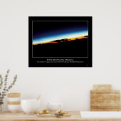 Poster Un lever de soleil vu de la navette spatiale Endea (Cuisine)